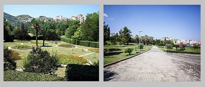 Verde pubblico a Tirana